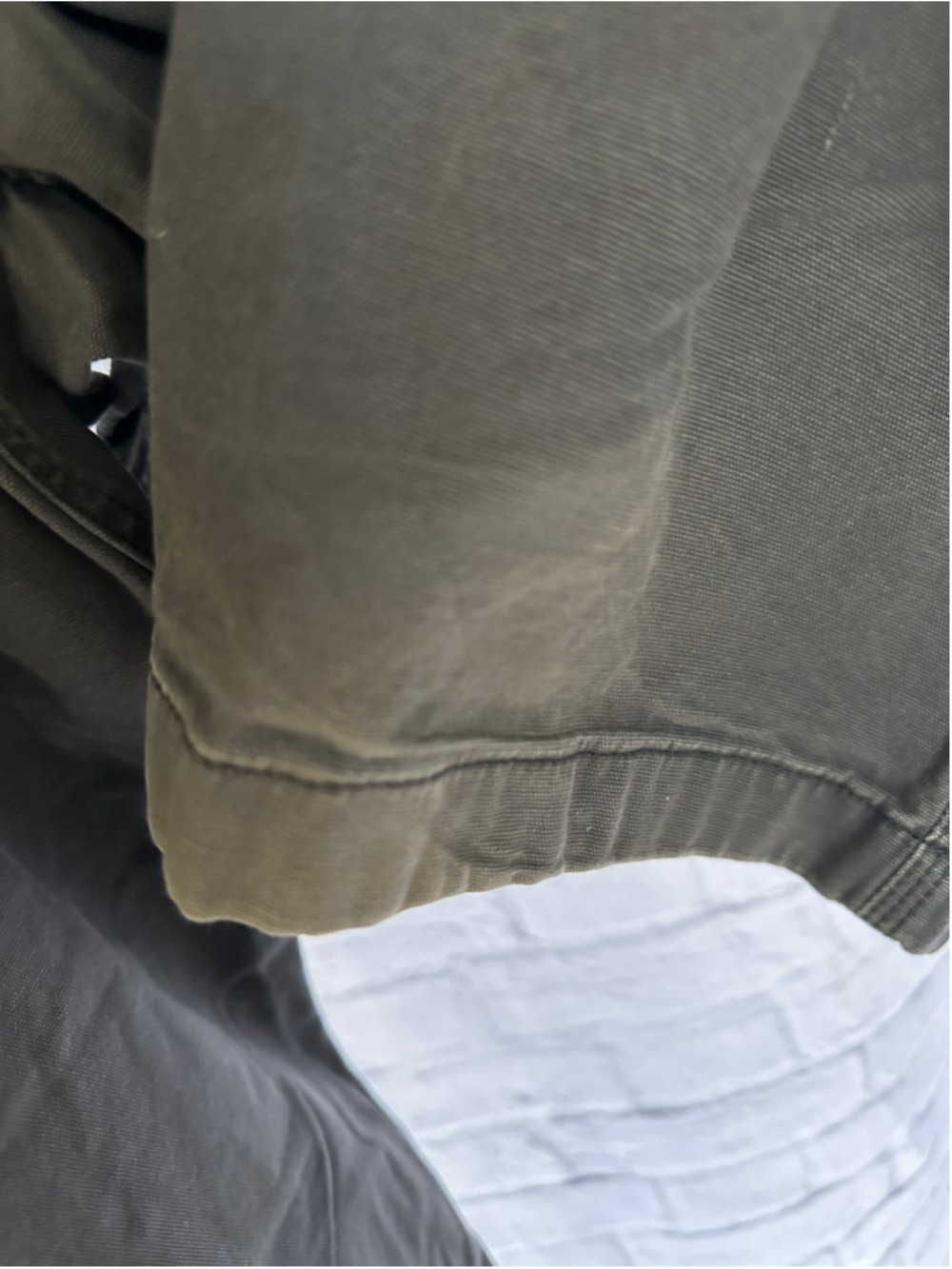 Carhartt Mens 44x32 Double Knee Rigby Pants Gray Workwear Gorpcore Utility - Picture 8 of 8